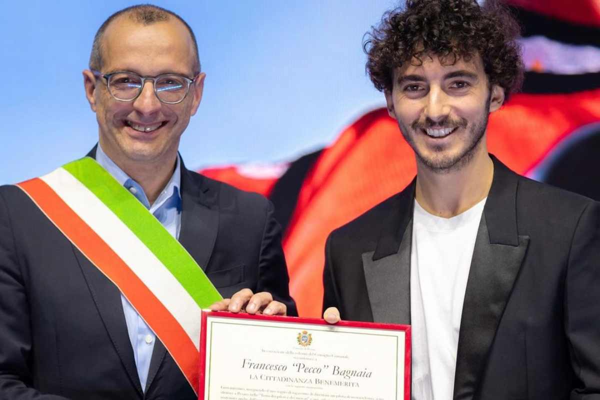 Bagnaia vive a Pesaro da dieci anni: ecco il premio dfella città (Instagram@MotoGP)