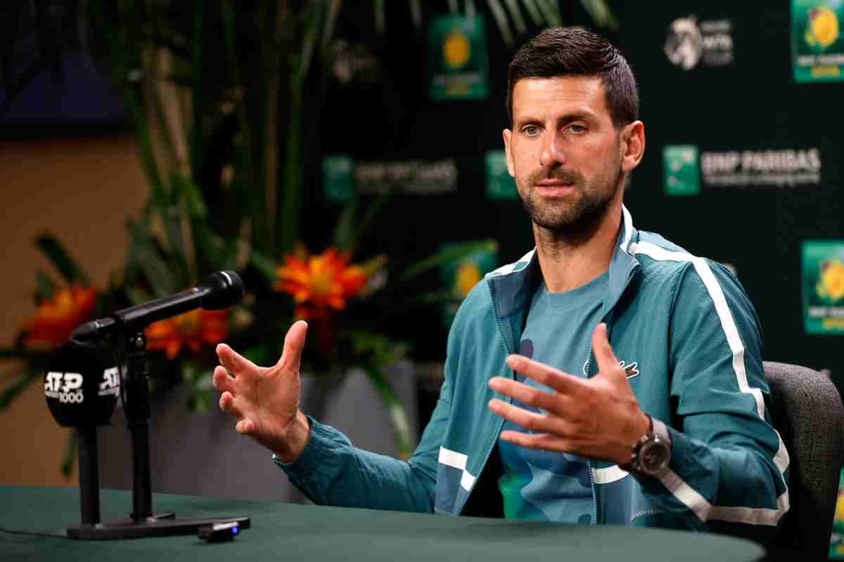 Djokovic, triste annuncio in conferenza