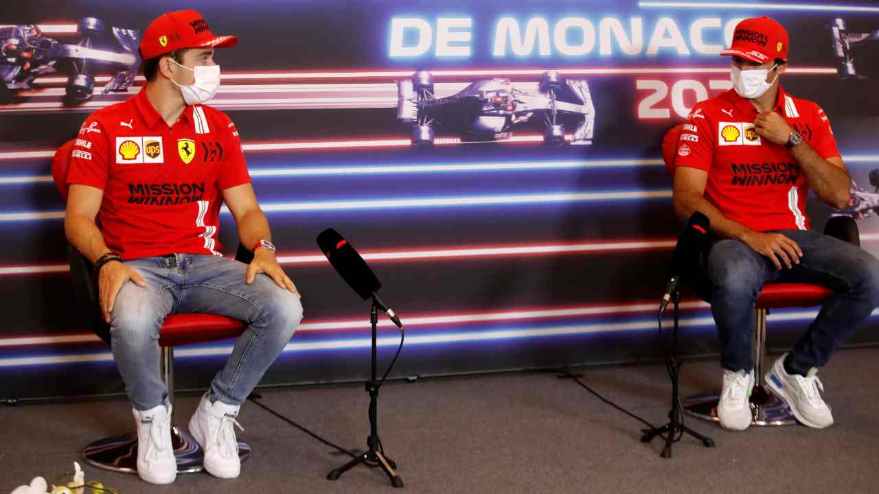 Charles Leclerc e Carlos Sainz