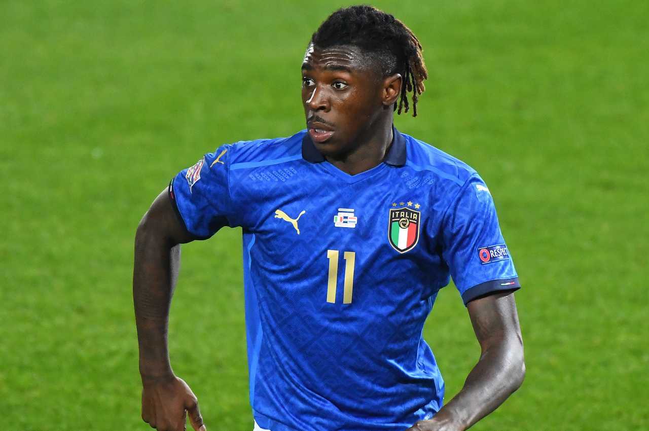 Italia, affaticamento per Kean. Domani l’attaccante sarà in gruppo