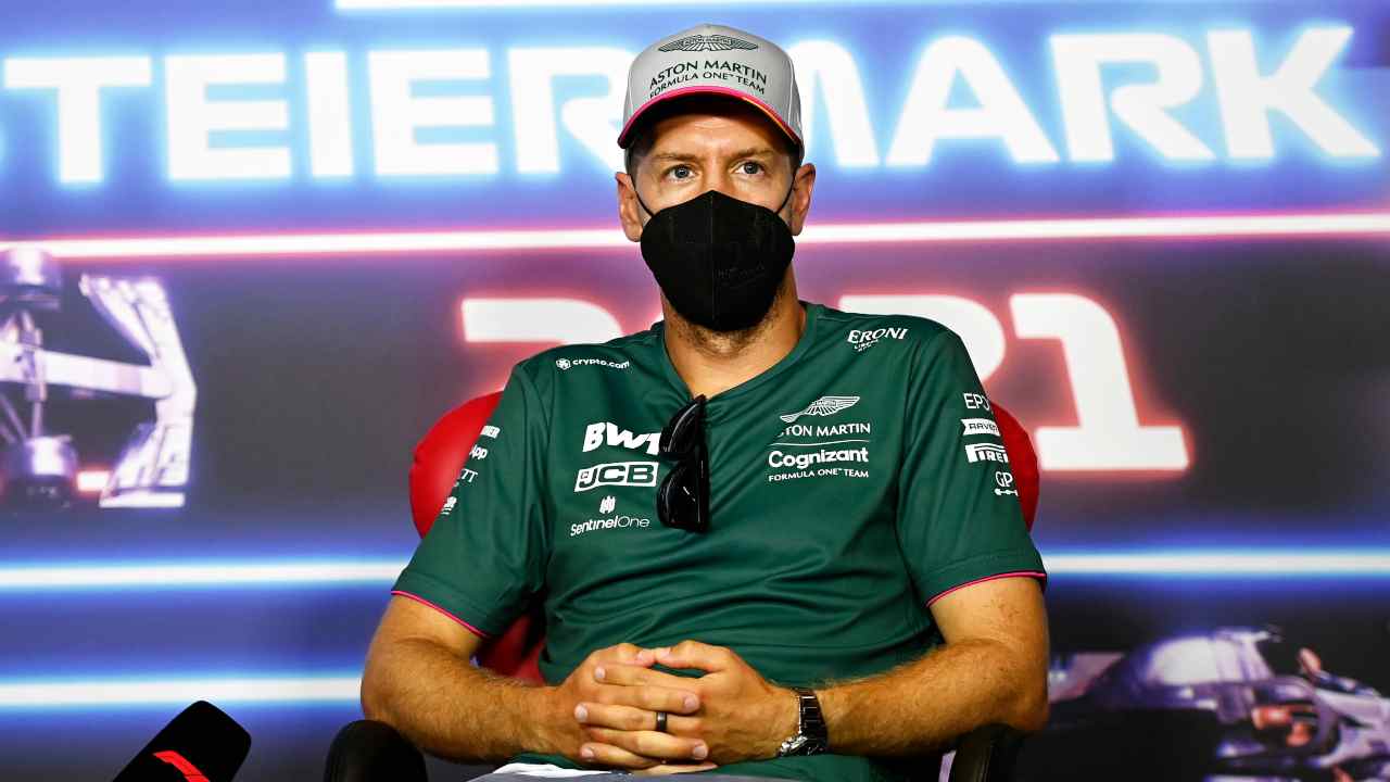 Vettel in conferenza stampa