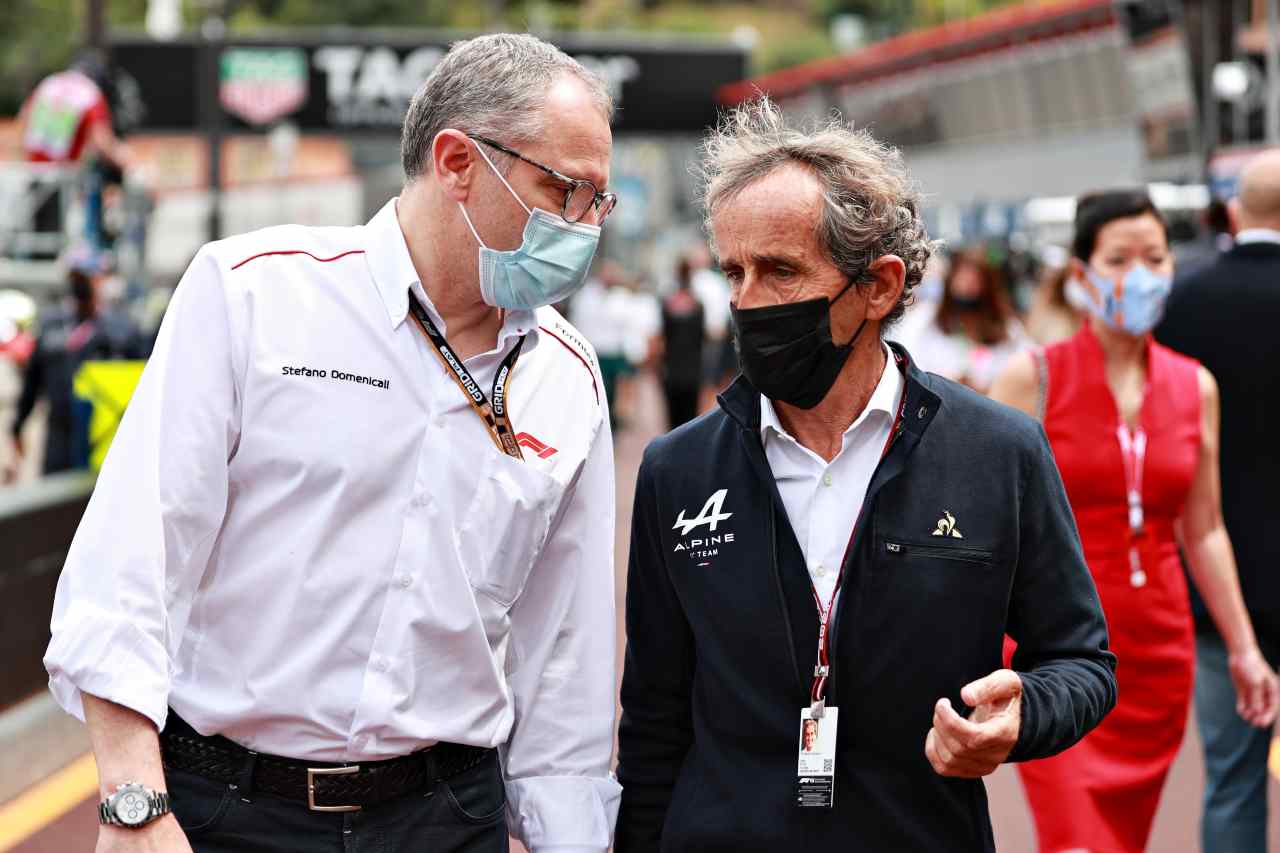 Alain Prost e Stefano Domenicali