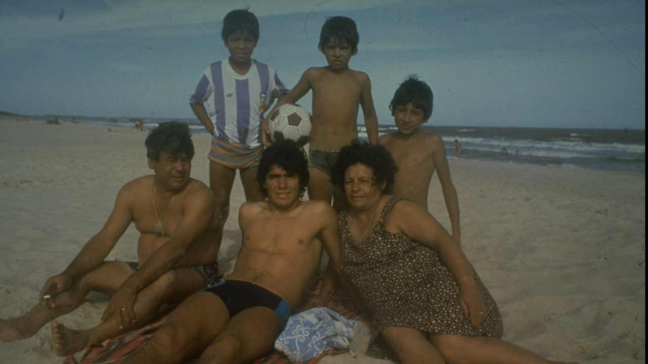 Diego con la famiglia