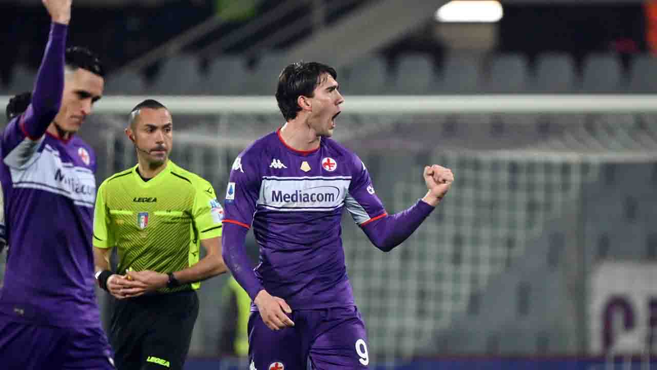 Milan Fiorentina Vlahovic