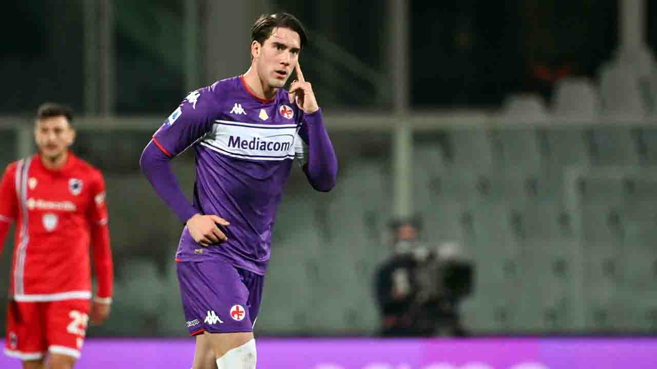 Fiorentina Sampdoria Vlahovic