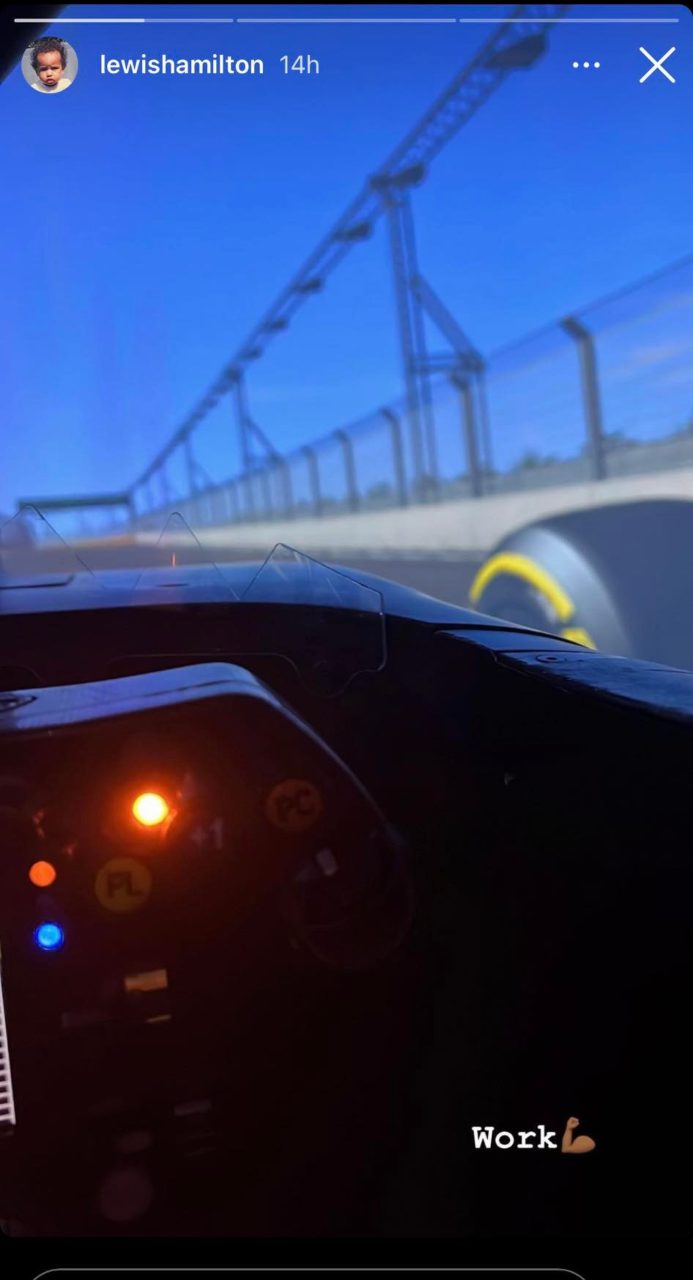 Simulatore Mercedes Hamilton