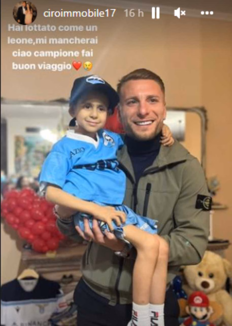 Ciro Immobile lutto