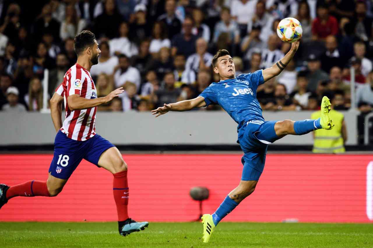 Dybala contro l'Atletico