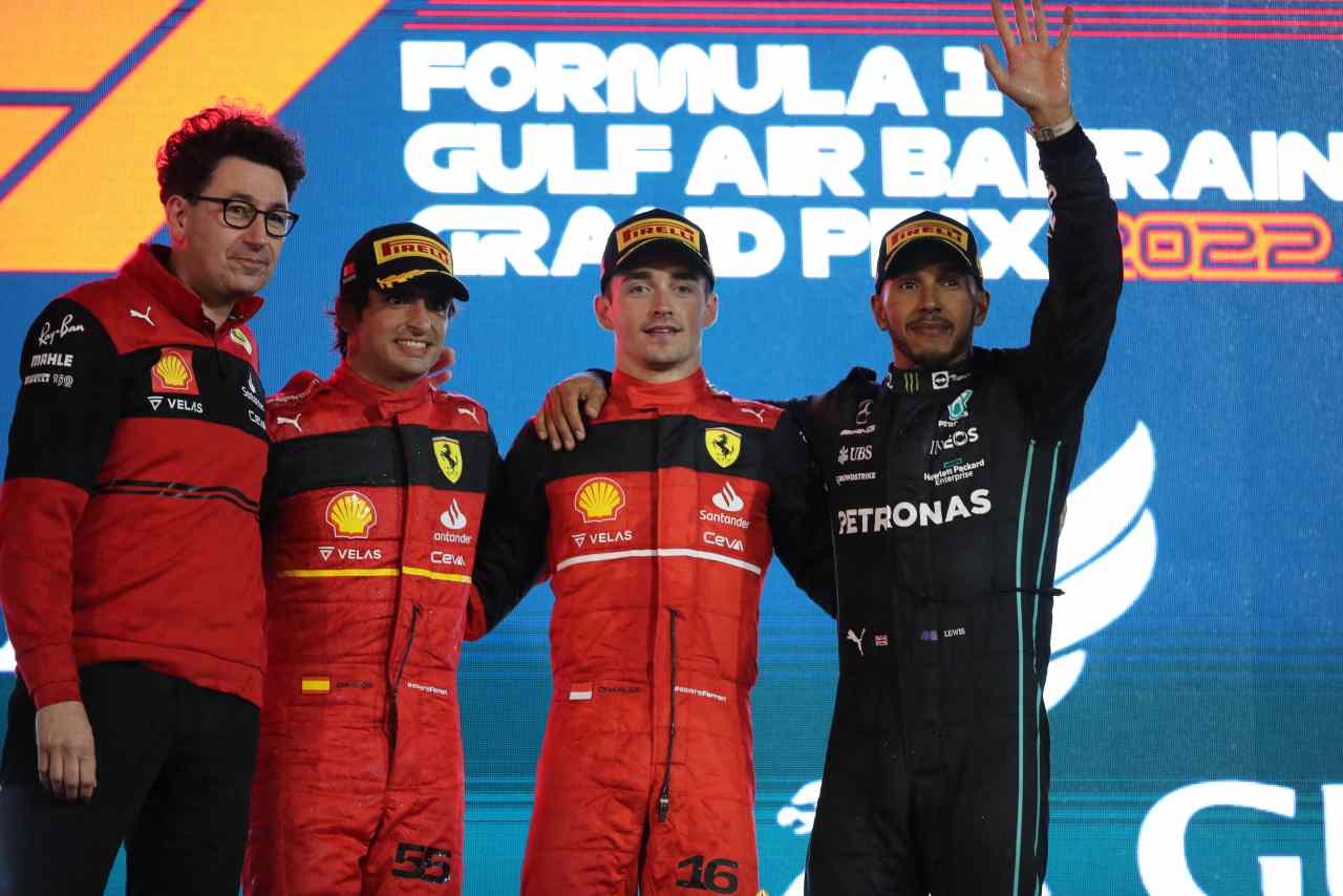 Ferrari podio Bahrain