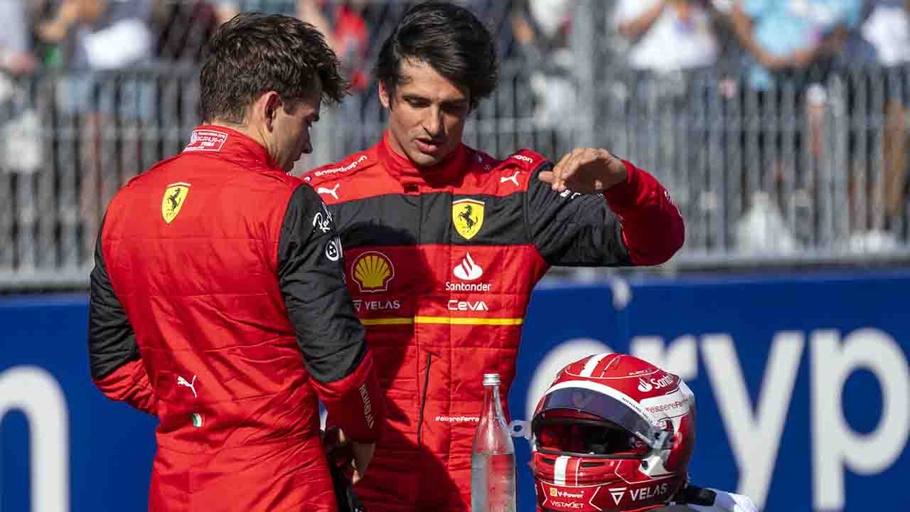 Ferrari Leclerc Sainz