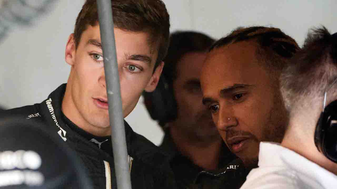 Lewis Hamilton e Russell