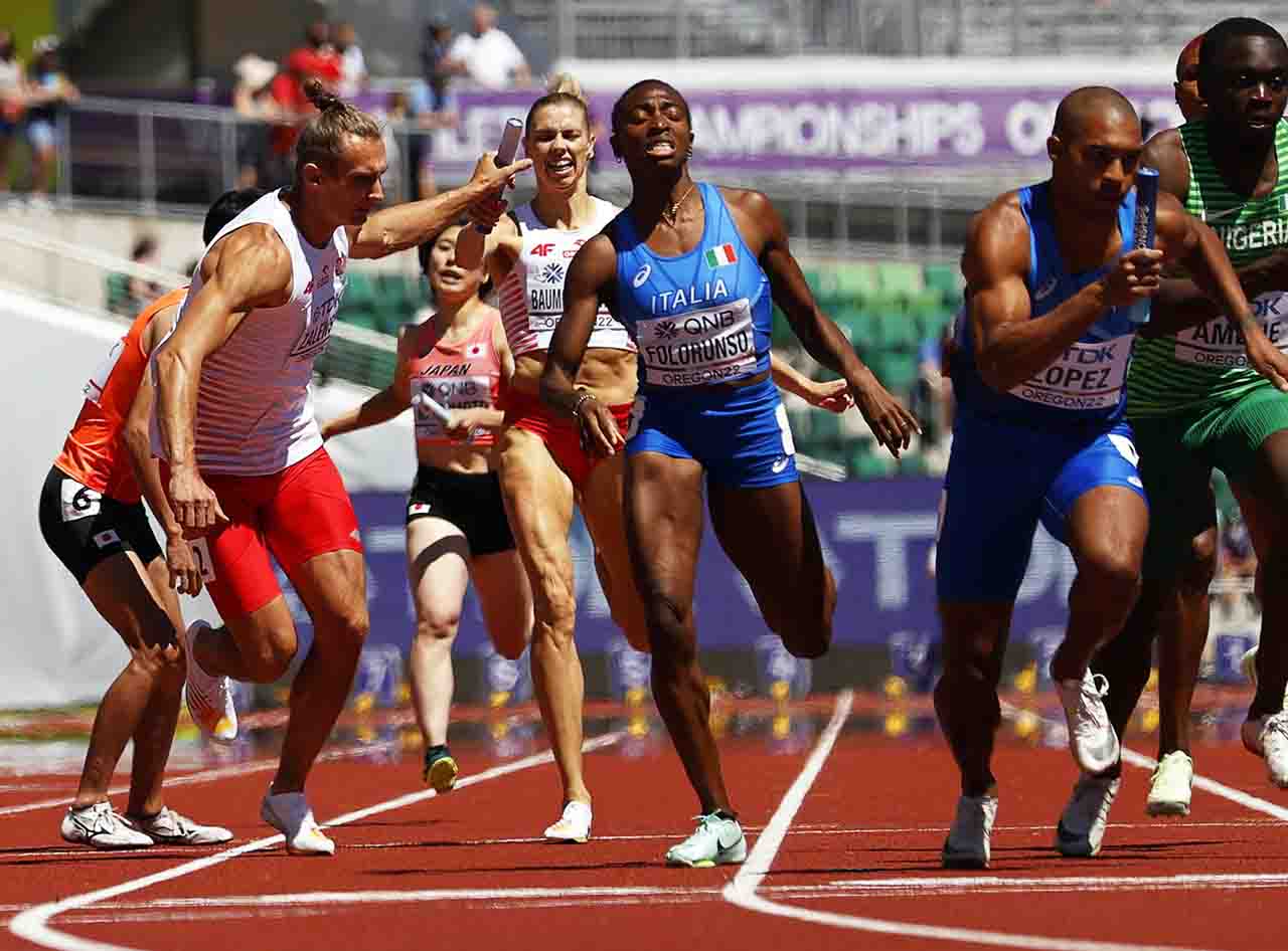 Mondiali Atletica staffetta maschile