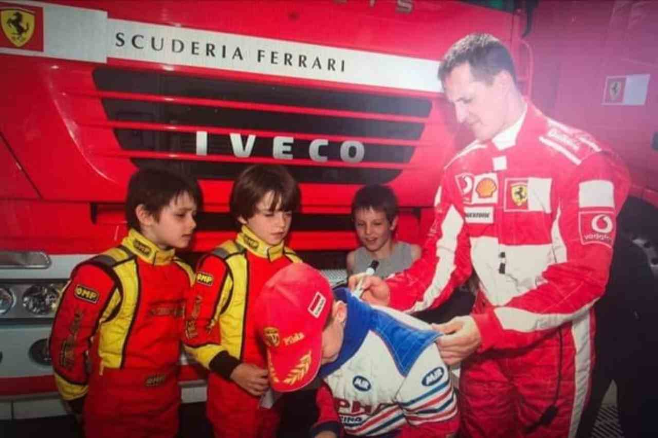 Schumacher e Leclerc