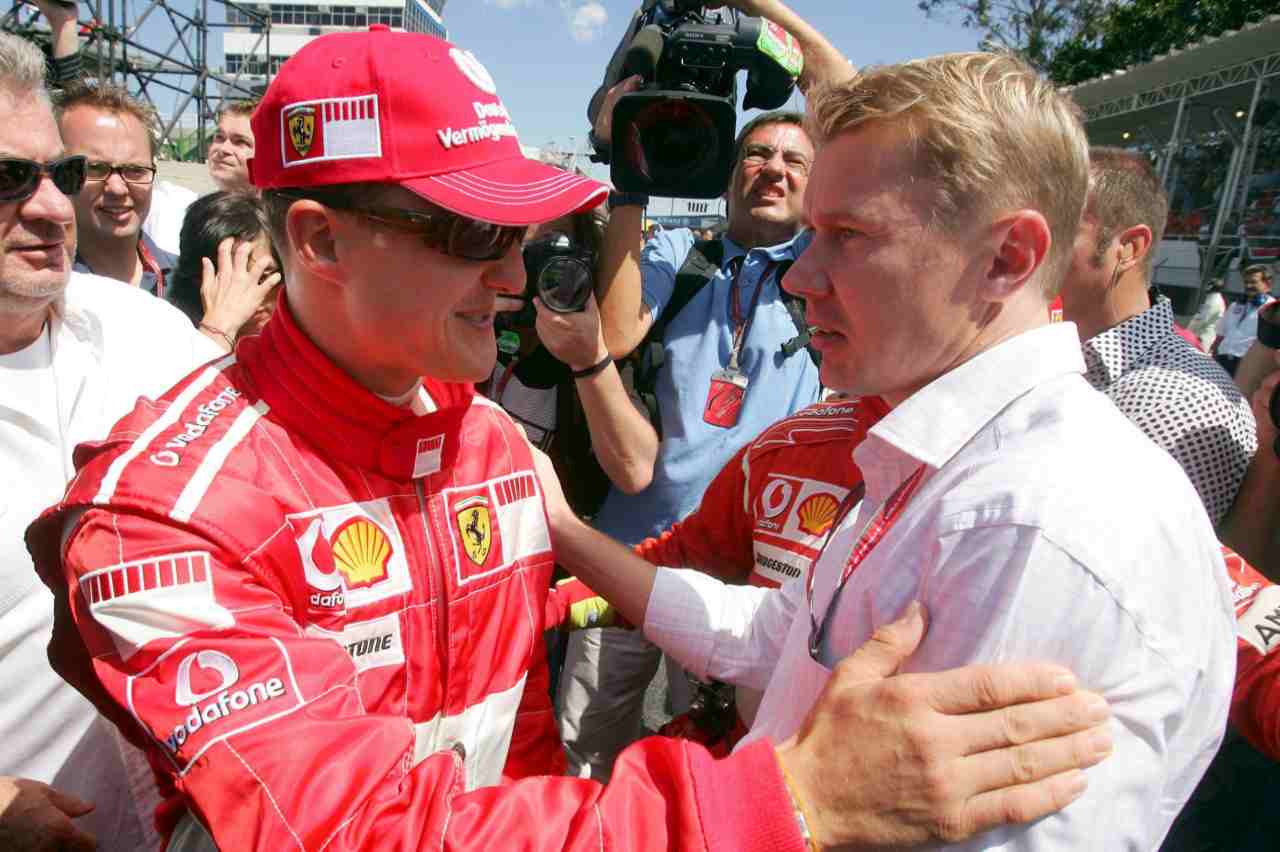 Schumacher e Hakkinen