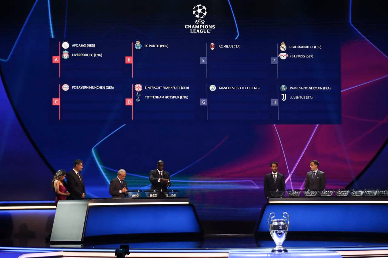 Champions League sorteggio