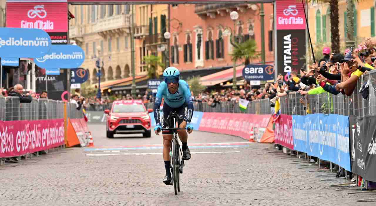 Vincenzo Nibali in azione