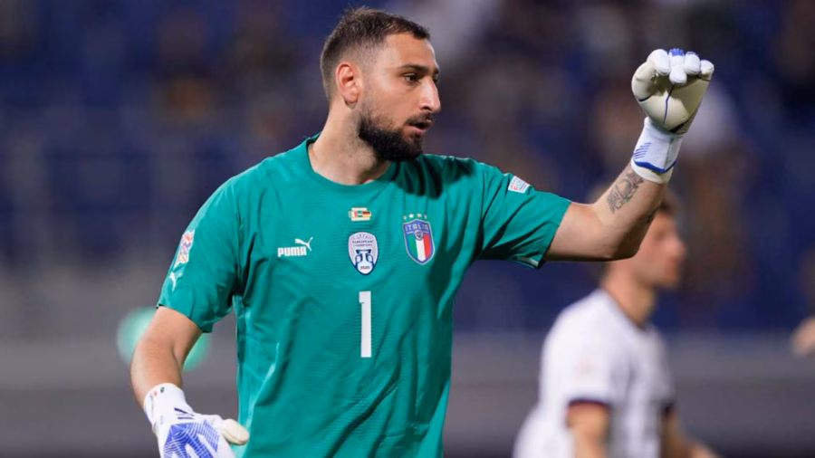 Gigio Donnarumma con la maglia dell'Italia [Credit: web]