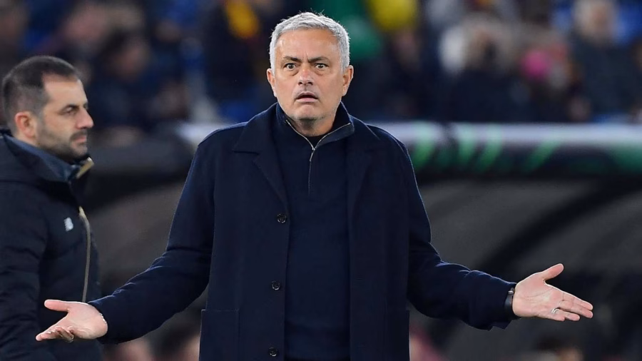 José Mourinho, allenatore della Roma (credit: Ansa)