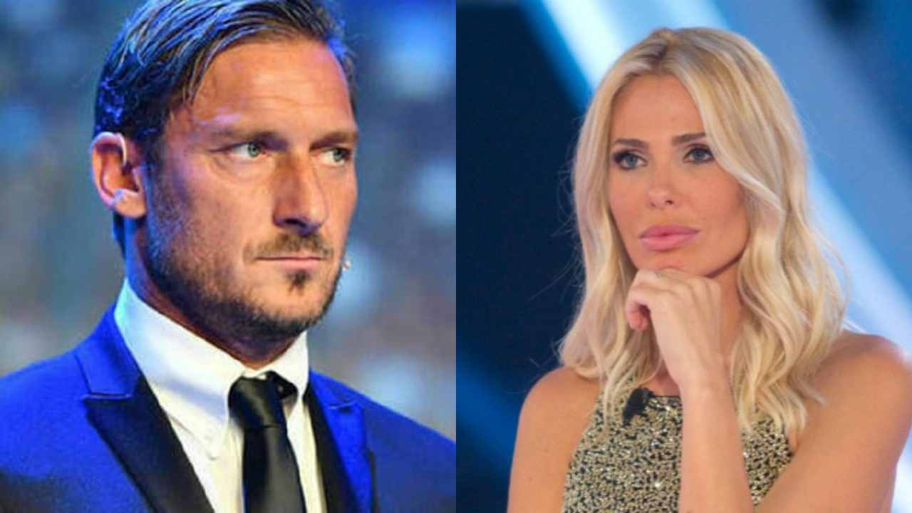 Francesco Totti ed Ilary Blasi (Credit: web)