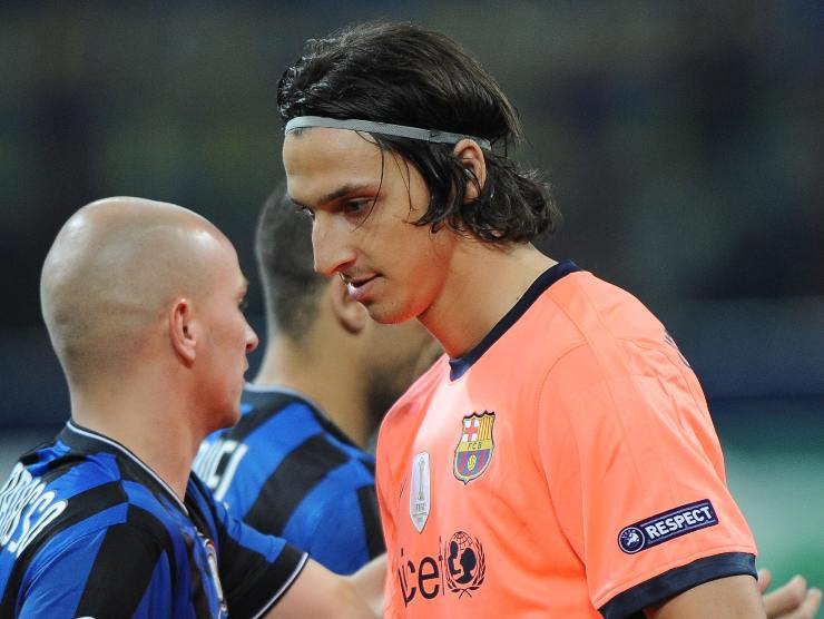 Cambiasso - Ibrahimovic - Massimo Moratti