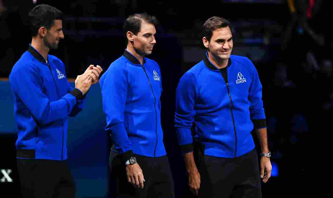 Federer Nadal e Djokovic