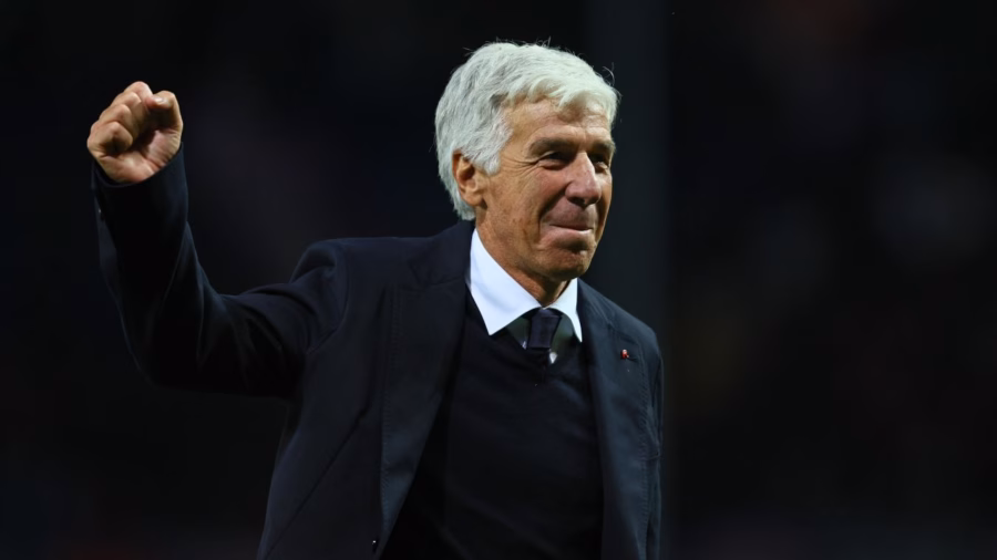 Gian Piero Gasperini, tecnico dell'Atalanta Roma [Credit: ANSA] Serie A