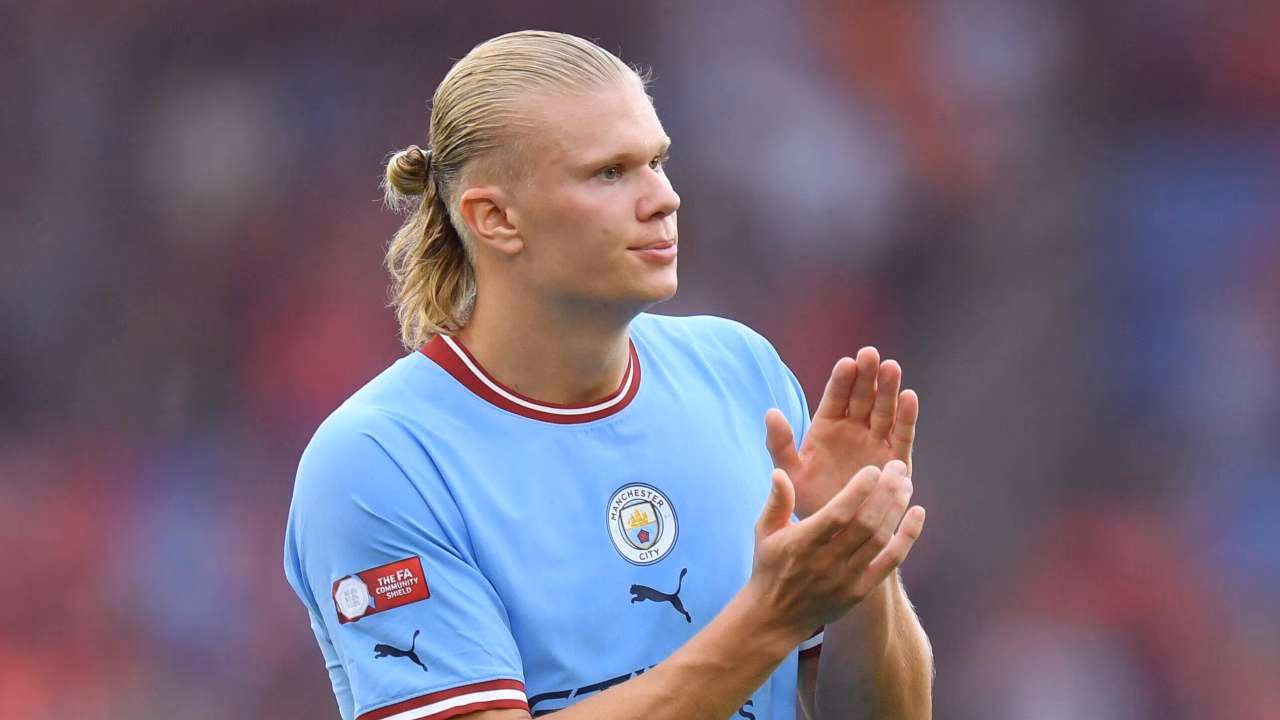Erling Braut Haaland, attaccante del Manchester City [credit: web]