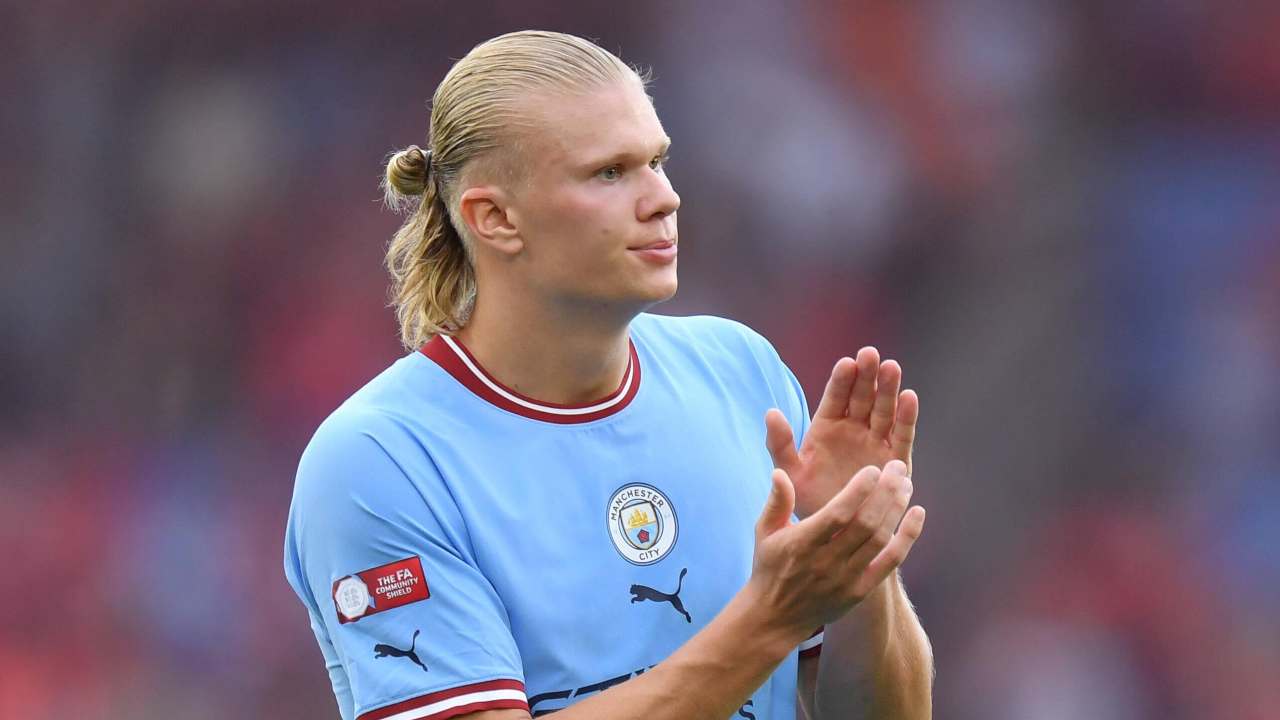 Erling Braut Haaland, attaccante del Manchester City [credit: web]