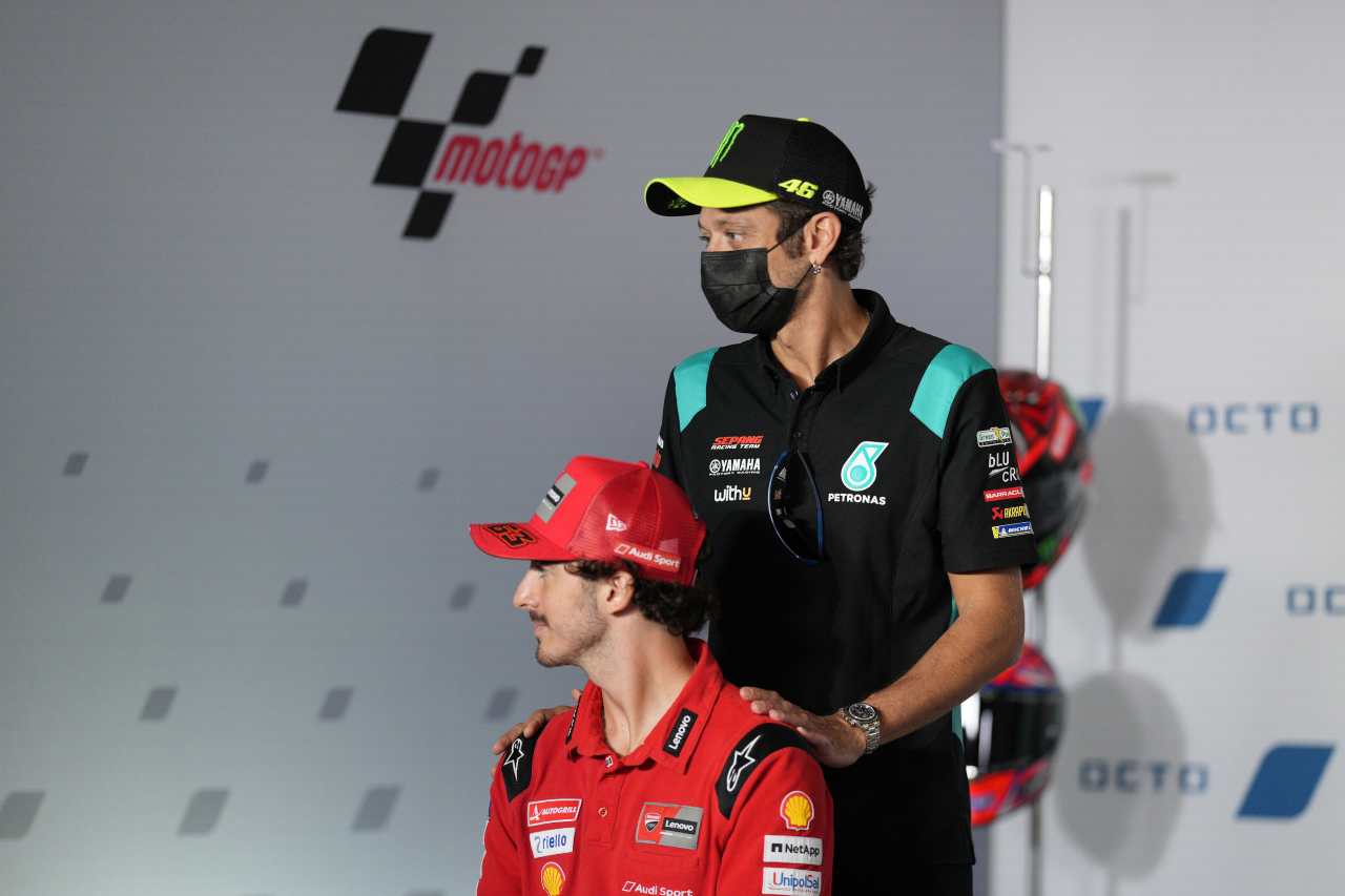 Rossi e Bagnaia