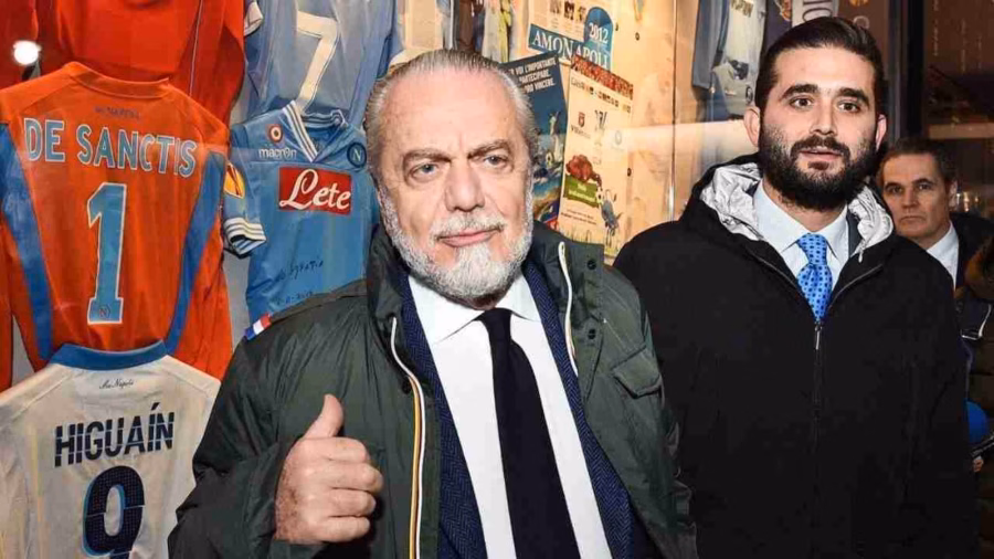 Aurelio ed Edoardo De Laurentiis [Credit: Instagram] - Sportitalia