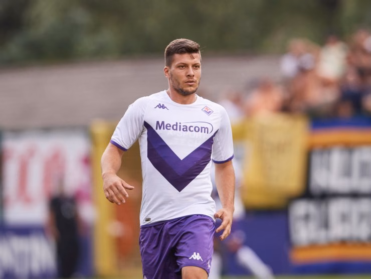 Luka Jovic, attaccante della Fiorentina [Credit: LaPresse] - Sportitalia
