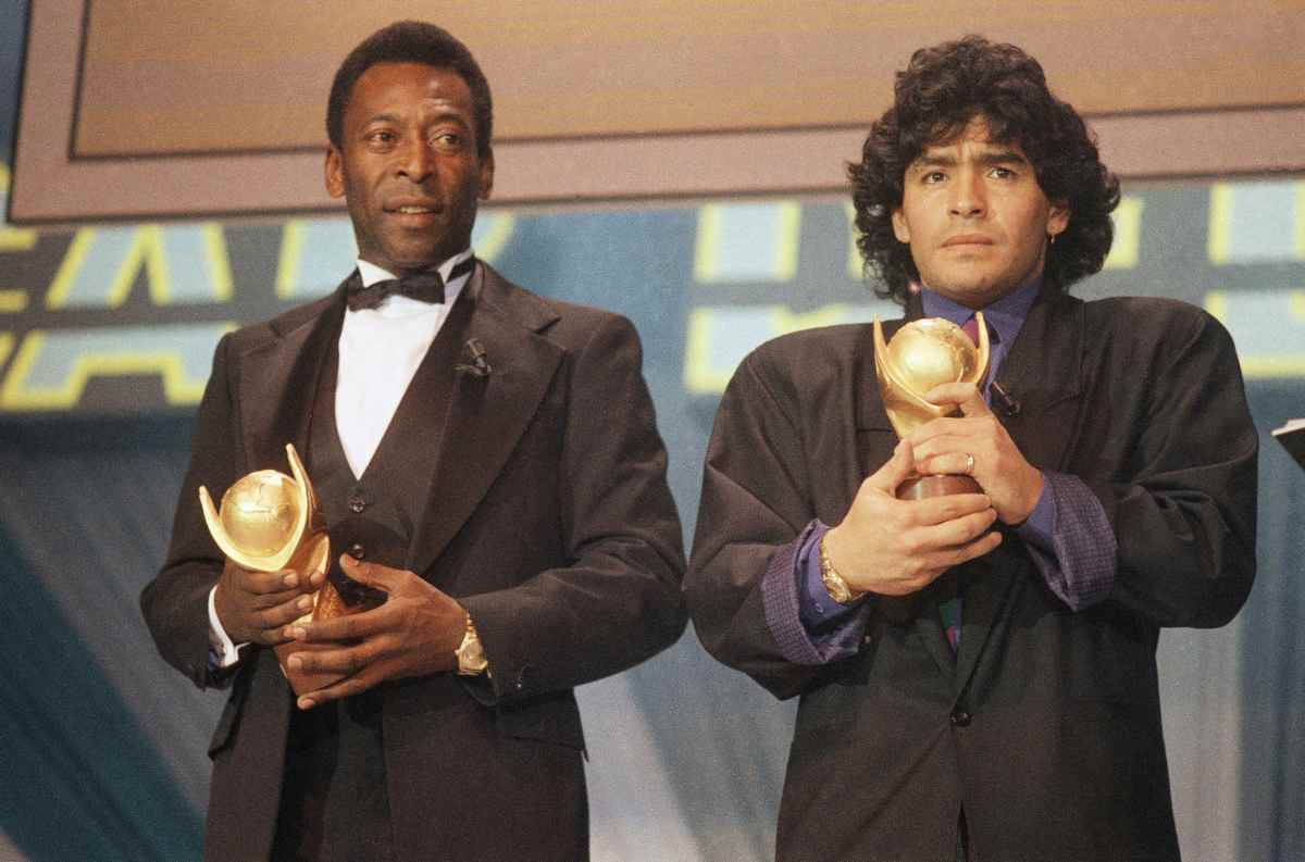 Pelè e Maradona amici e rivali