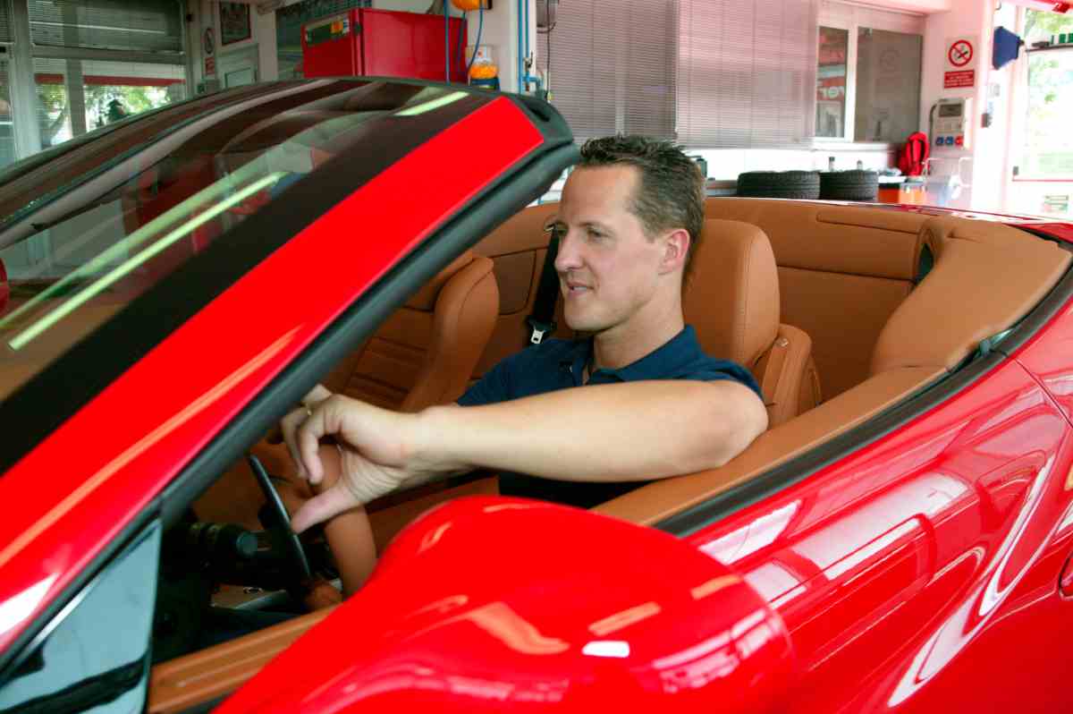 Schumacher in rosso