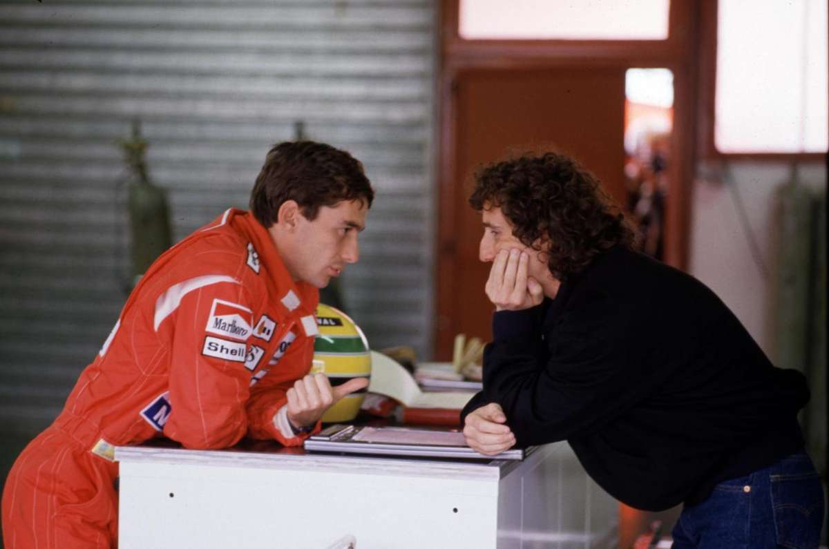 Senna e Prost quasi amici