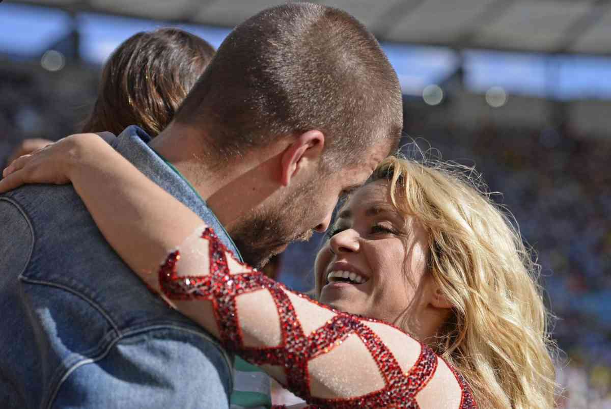 Shakira felice con Piquè