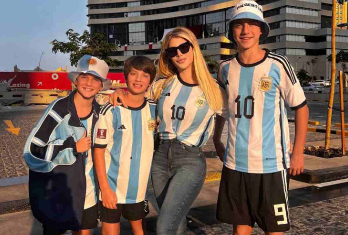 Wanda Nara e i figli