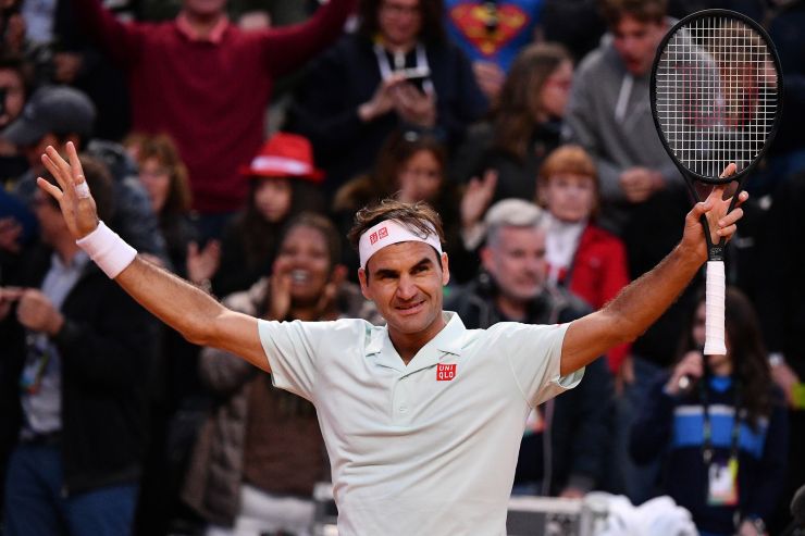 Roger Federer è tornato a Roma per una sorpresa a sua moglie Mirka