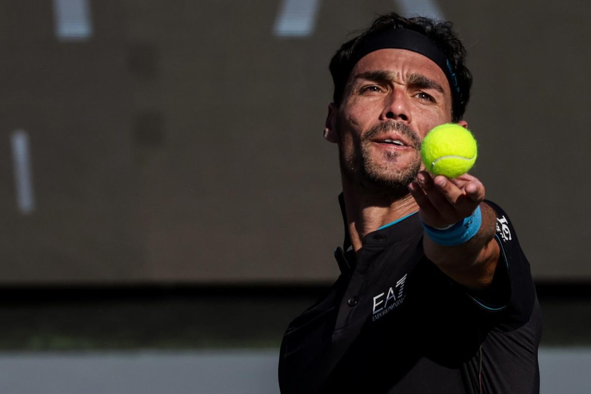 Tennis Fognini fuori Roland Garros