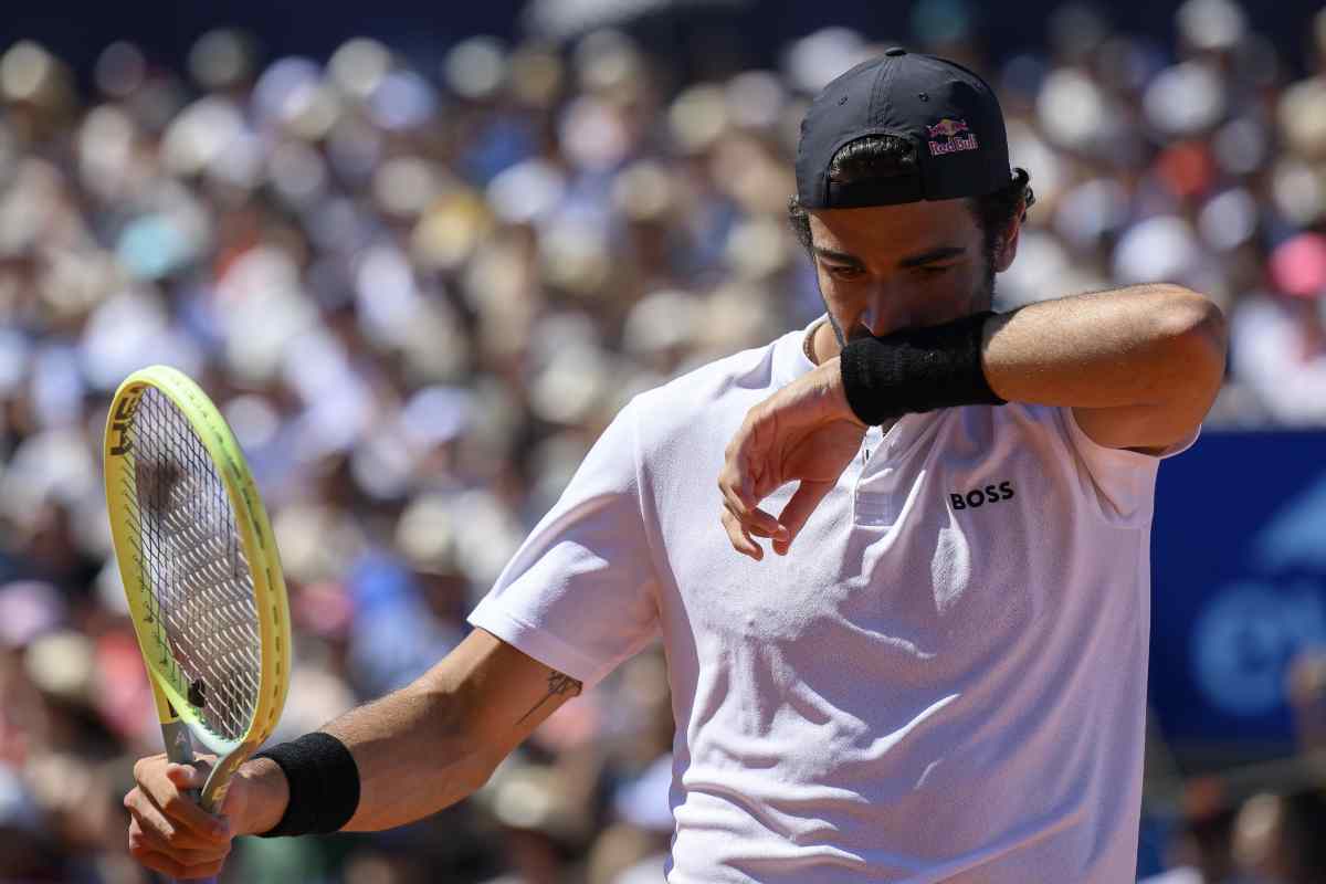 Matteo Berrettini infortunato, a rischio Roma