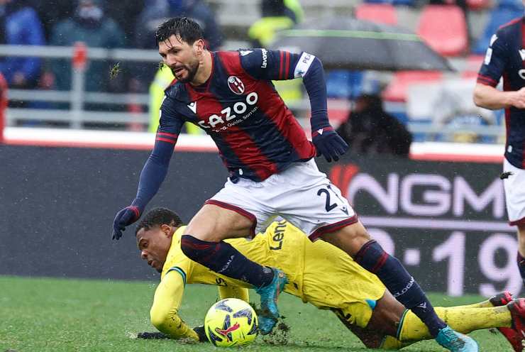 Stagione finita per Soriano del Bologna