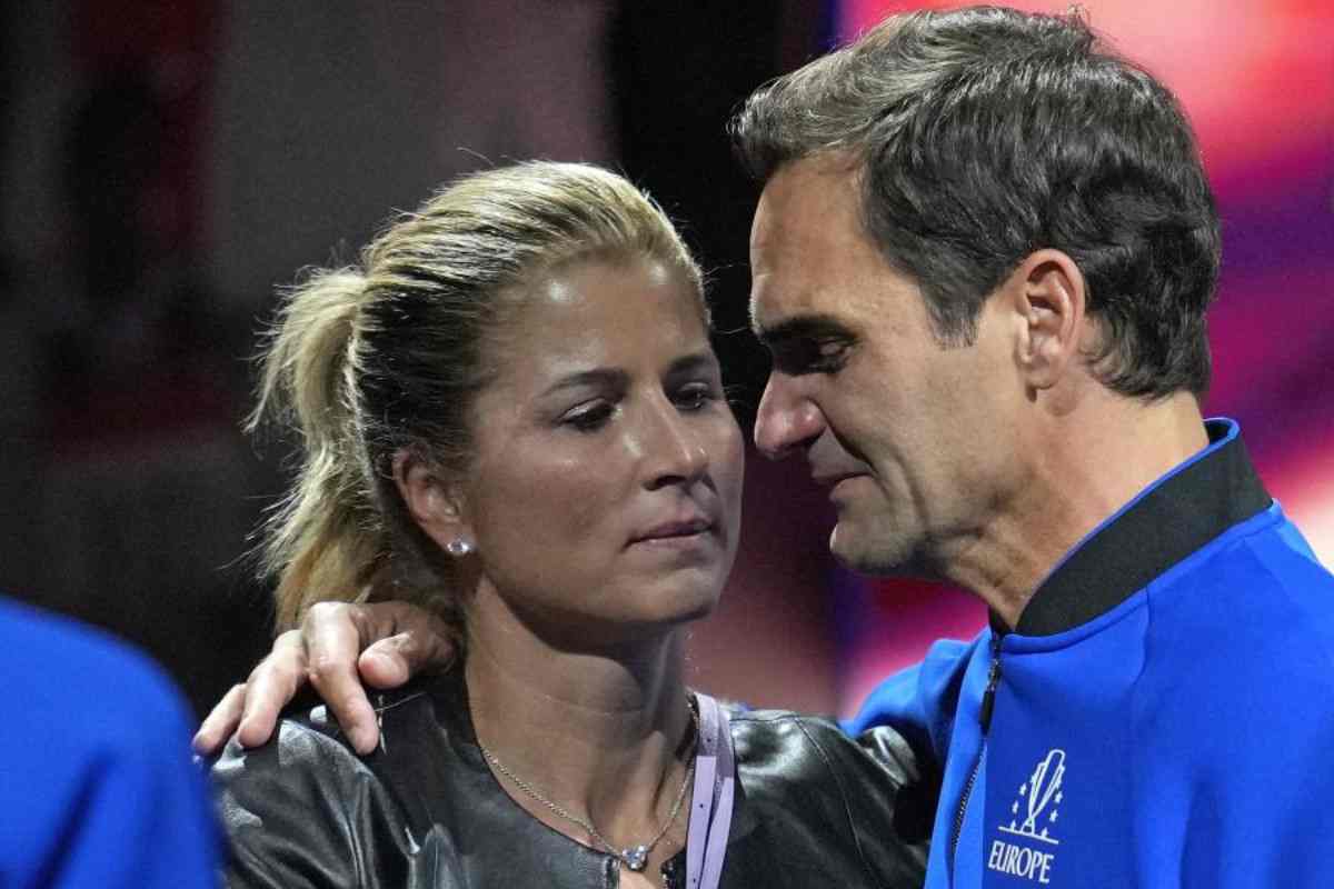 Roger Federer è tornato a Roma peruna sorpresa a sua moglie Mirka