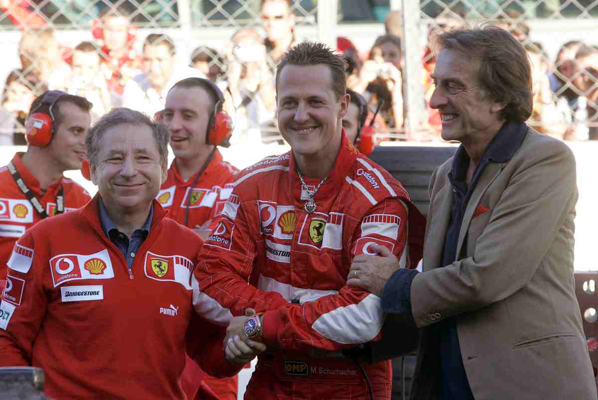 Todt, Schumacher e Montezemolo ai tempi della Ferrari