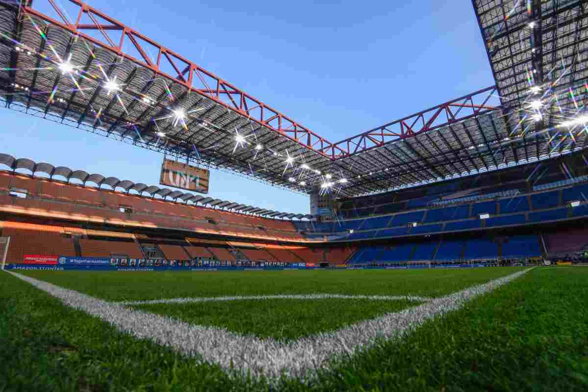 meazza vuoto - foto lapresse