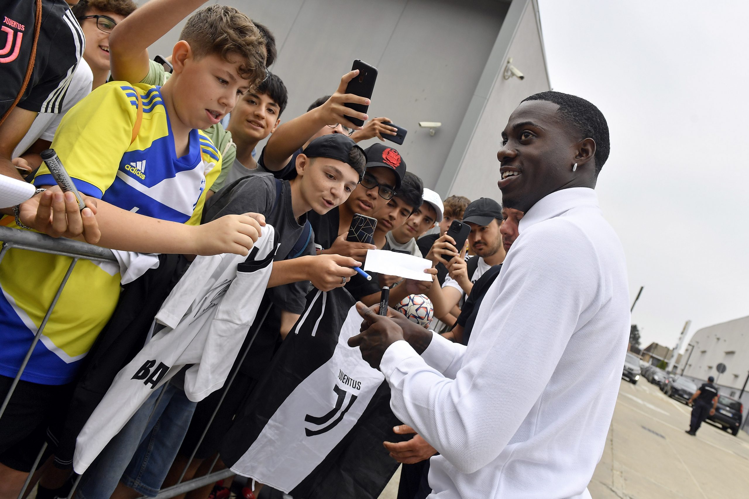 Il primo giorno di Timothy Weah alla Juventus