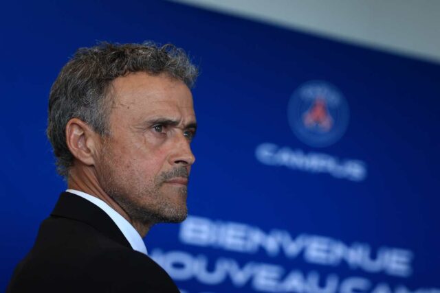 Luis Enrique, allenatore del PSG