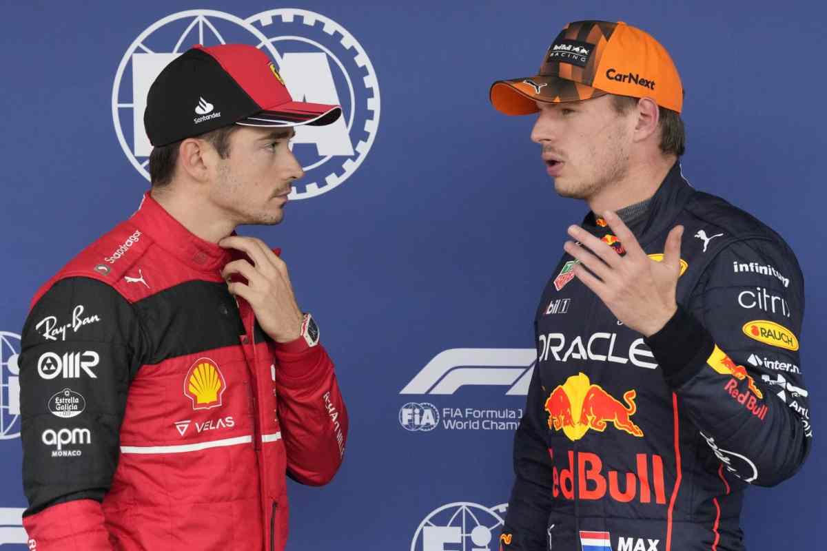 Leclerc e Verstappen insieme