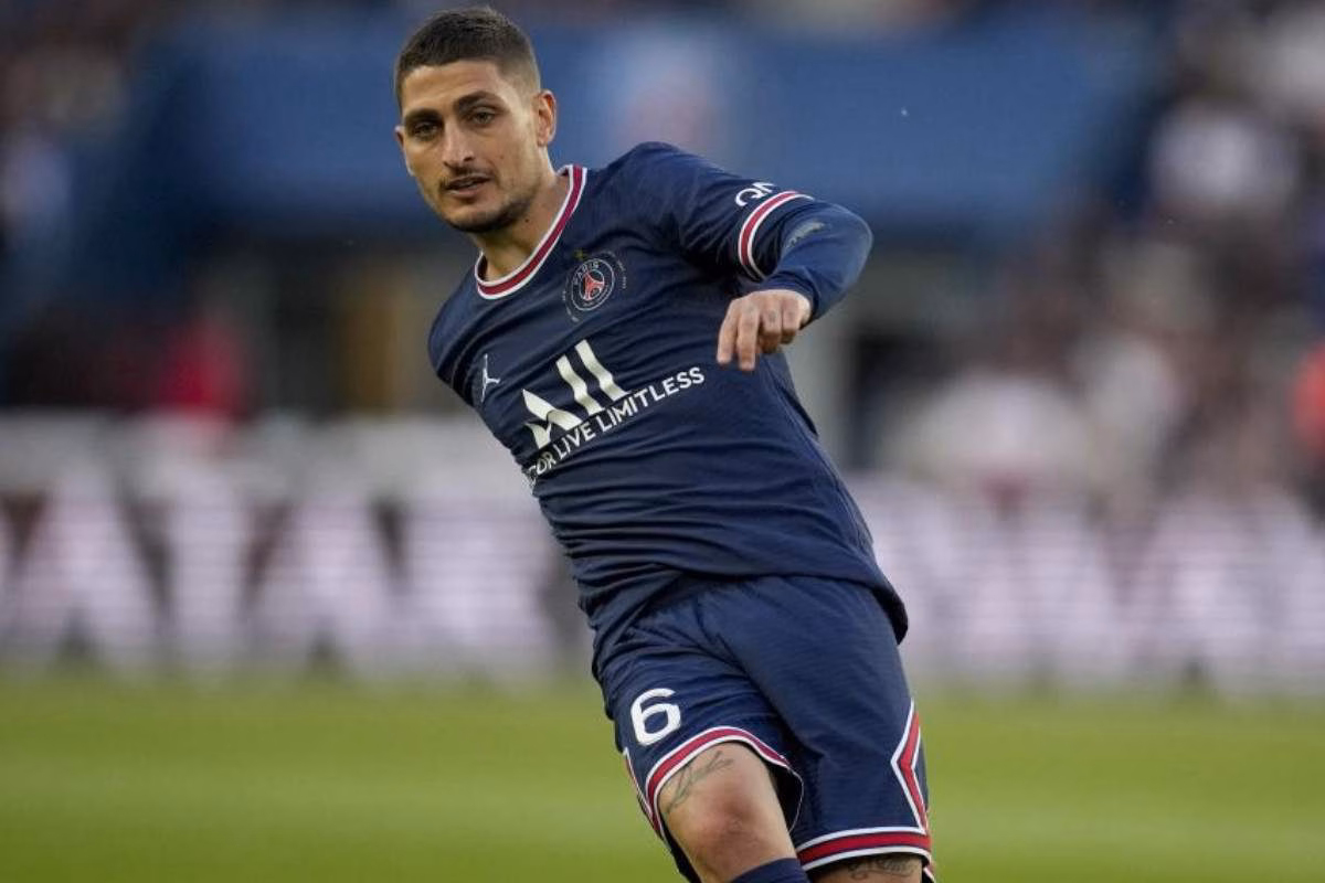 Marco Verratti con la maglia del PSG