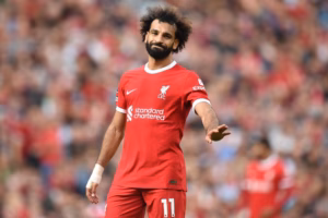 Mohamed Salah in azione