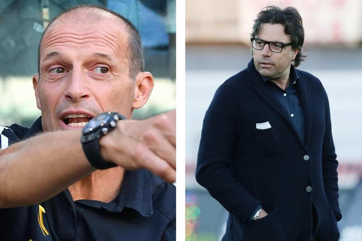 Allegri infuriato con Giuntoli