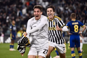 Esultanza Cambiaso Juventus Verona